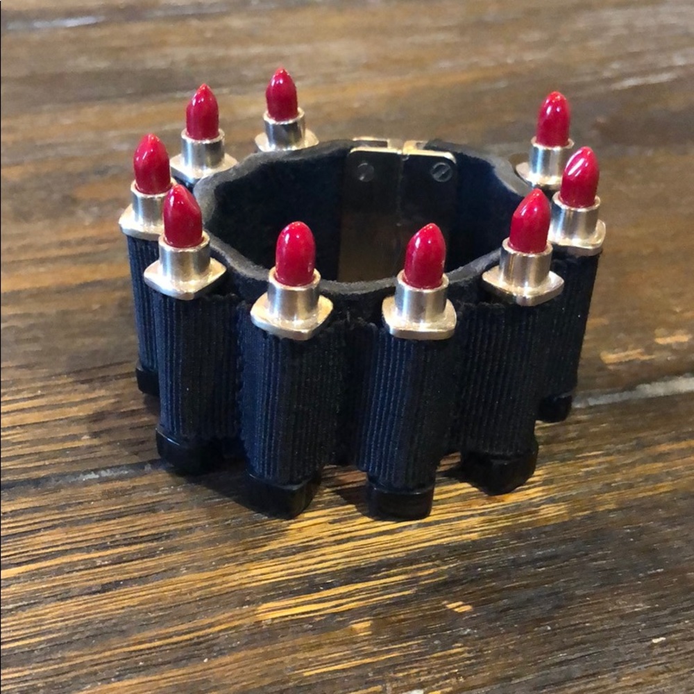 Chanel Lipstick Ammunition Cuff Bracelet